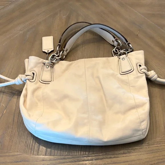 Coach Ivory Kristin Large Leather Satchel - Picture 4 of 4